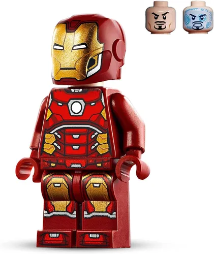Vista 3 de LEGO Marvel Avengers Super Heroes Minifigure – Iron Man (con Power Blasts) Edición Limitada Pack