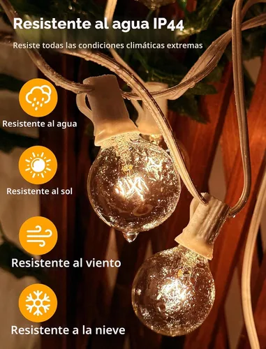 Vista 3 de Abeja Bombillas de repuesto G40, bombilla de globo transparente de 5 W que se adapta a enchufes de base de tornillo de candelabro E12/C7, bombillas