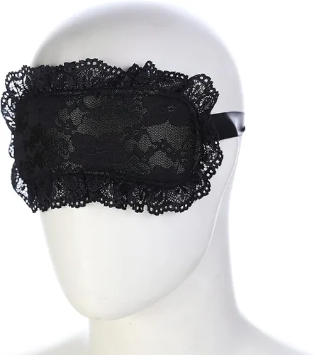 Vista 3 de Máscara de dormir con venda de encaje para dormir antifaz para dormir
