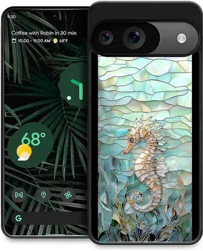 Vista 145 de Compatible con Google Pixel 4A 5G Mobile Case Creative Acrylic Back Panel Silicona Edge Case Slim Protección Especialmente para Google Pixel 4A 5G