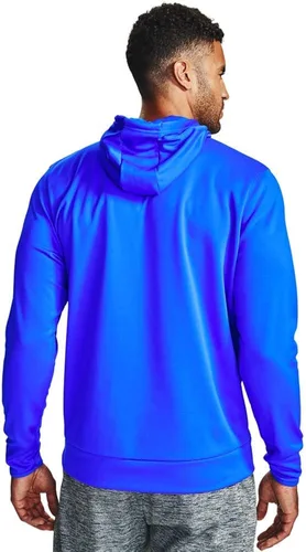 Vista 3 de Under Armour - Sudadera de polar con capucha para hombre con logotipo grande