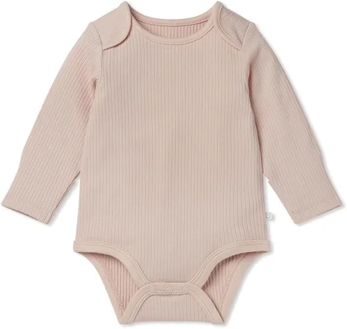 Vista 11 de MORI Body unisex de manga larga para bebé de viscosa de bambú y algodón orgánico, cómodo mameluco para niños y niñas