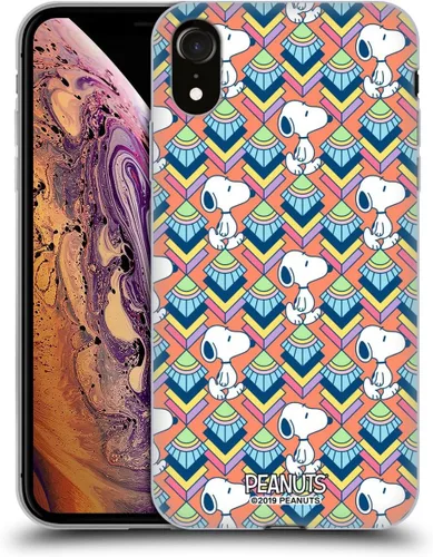Vista 27 de Head Case Designs Snoopy Deco Dreams - Funda de gel suave con licencia oficial de Peanuts Blue Pattern compatible con Apple iPhone 7 Plus/iPhone 8