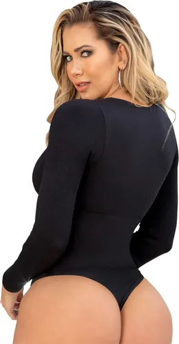 Vista 2 de Fiorella Shapewear Body adelgazante a la moda, blusa de tanga, fajas colombianas, reductoras, blusas moldeadoras 714B