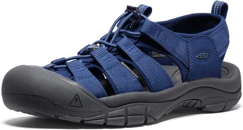 Vista 42 de KEEN Newport H2 Sandalias de punta cerrada para hombre Aleación/oro crema