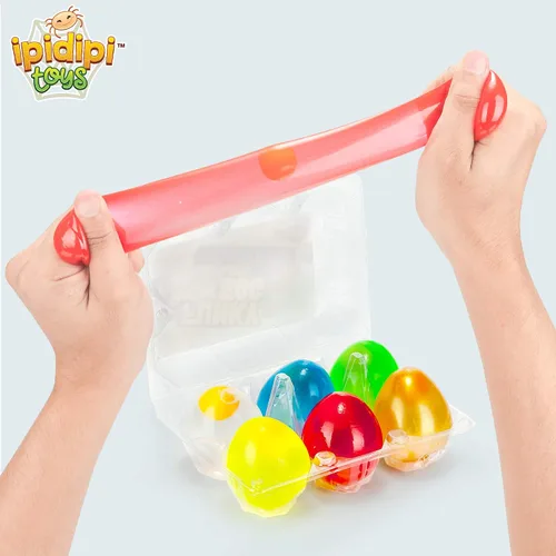 Vista 9 de IPIDIPI TOYS Huevos Coloridos Explosión, Paquete de 6 Juguetes Blanditos – Divertido Juguete para Aliviar el Estrés, Recuerdos de Fiesta