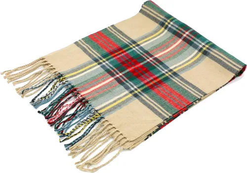 Vista 37 de Bufanda de invierno Achillea suave y cálida, de tartán, a cuadros, de cachemira, unisex