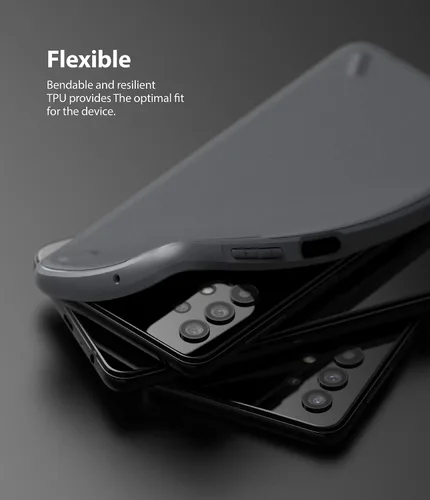 Vista 3 de Ringke Onyx - Funda compatible con Samsung A32 5G, bordes elevados antihuellas, agarre de poliuretano termoplástico, resistente y duradero, a prueba