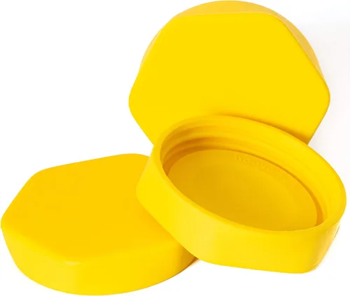Vista 10 de HOUSERRY DELUXE Tapa de tarro Mason de 100% silicona de fácil agarre fácil de abrir - 3 piezas (boca regular, naranja)