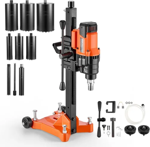 Vista 12 de VEVOR Perforadora de base de diamante 4" aparejo de taladro de base