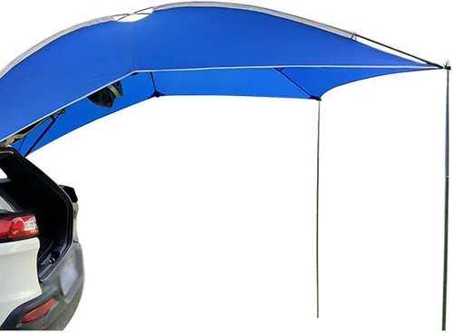 Vista 9 de Tienda de campaña para la puerta trasera del automóvil, toldo para auto, protección solar, impermeable, para SUV, MPV, Hatchback, minivan, camping