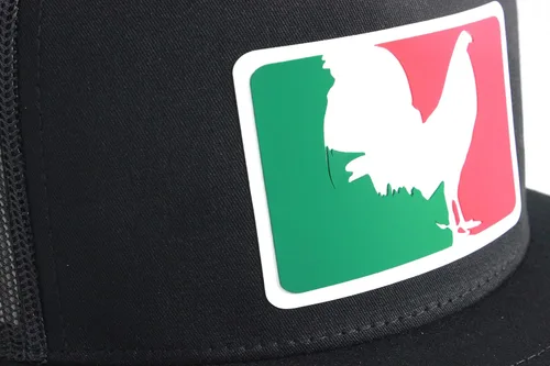 Vista 2 de EL GALLO Gorras Mexico Mesh Back Trucker El Snapback, Negro