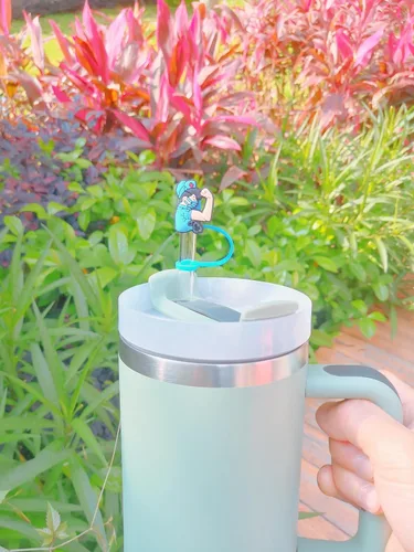 Vista 5 de Cubiertas de pajitas para Stanley Cup, tapón reutilizable para beber, protector a prueba de salpicaduras, tapa protectora para accesorios de Stanley