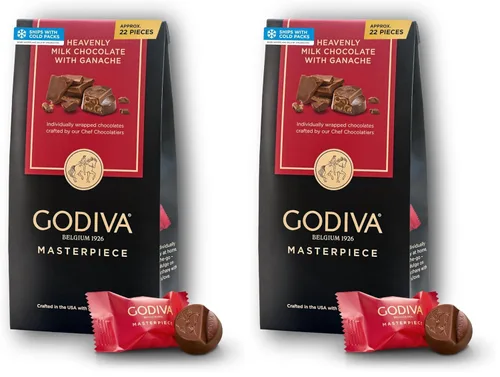 Vista 11 de Godiva Masterpiece - Bolsas de chocolate oscuro, centro de caramelo, 4