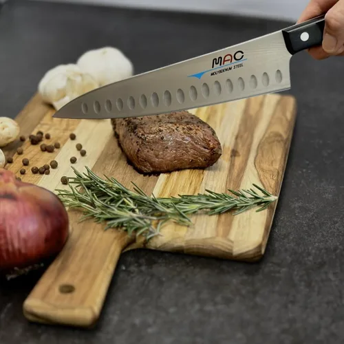 Vista 5 de MAC Chef Series Gyuto (rebanado??) 7.874 in TH-80