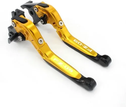 Vista 6 de TEMKIN W para Yamaha FZ09 FZ 09 FZ-09 2014 2015 2016 2017 motocicleta CNC ajustable plegable extensible freno embrague palancas Y (Color : H)