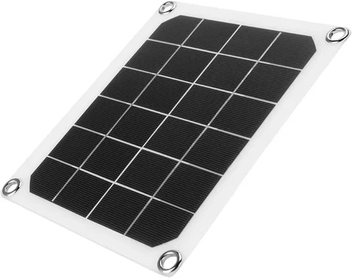 Vista 4 de Kit de ventilador extractor alimentado por energía solar, 6V 10W IP65 impermeable, gallinero de invernadero, carga USB