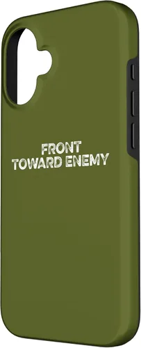 Vista 2 de Funda para iPhone 16 frente a la mina enemiga militar veterano ejército Claymore Mines Case