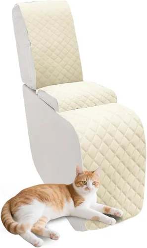 Vista 15 de Fundas para sofá modular reclinable, de terciopelo en forma de L, funda de consola central para perros y mascotas, lavable antideslizante, 1 funda