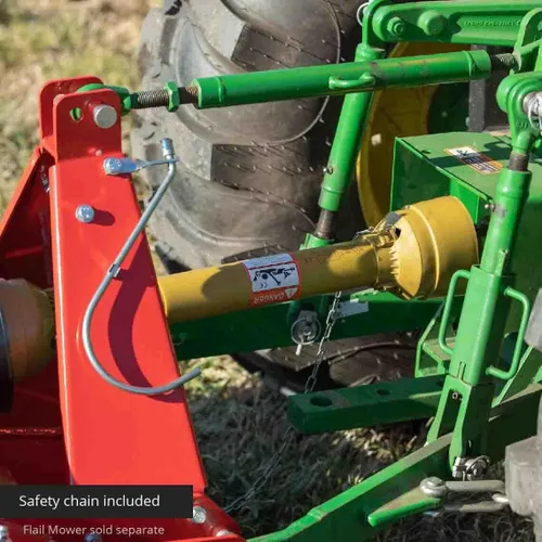 Vista 3 de Titan Attachments PTO Shaft, Shear Bolt Included, 1-3/8-In. x 6 Spline on Both Ends