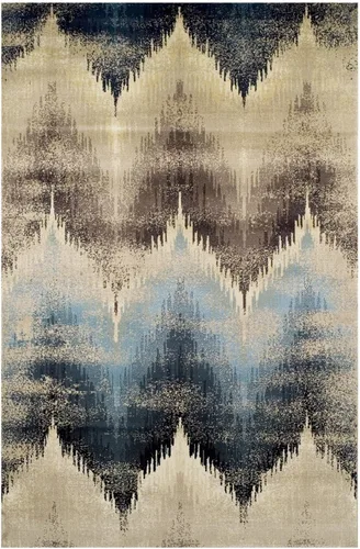 Vista 15 de Superior Alfombra de área de 2 x 3 pies y 0.394 in de altura con respaldo de yute, tejida a la moda y asequible colección Abner, color negro