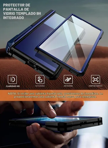 Vista 5 de SUPCASE Funda para Samsung Galaxy Z Fold 7 con Soporte (UB Grip), [Compatible con MagSafe] [Protector de Pantalla de Vidrio Templado Integrado]