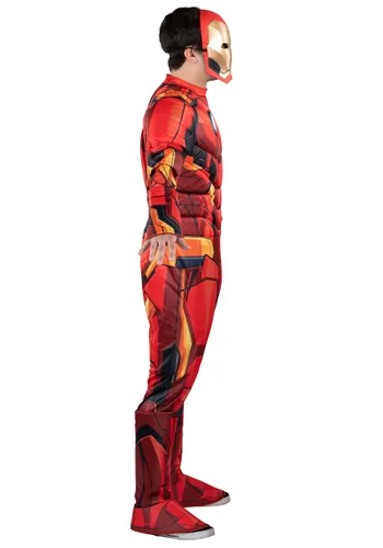 Vista 4 de Disfraz de Iron Man de Marvel para Hombre Multicolor
