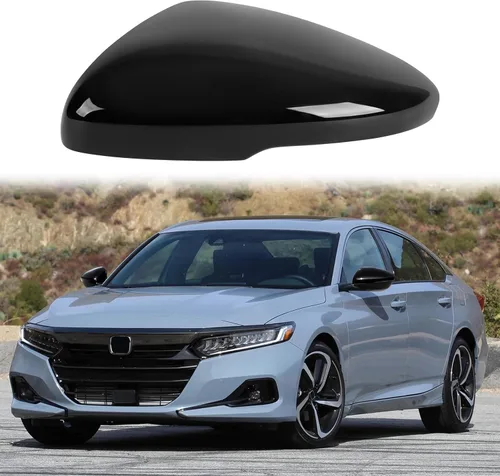 Vista 13 de 1 par de cubiertas para espejos laterales negros Compatible con Honda Accord 2018 2019 2020 2021 2022 Honda Accord Touring y Touring Hybrid