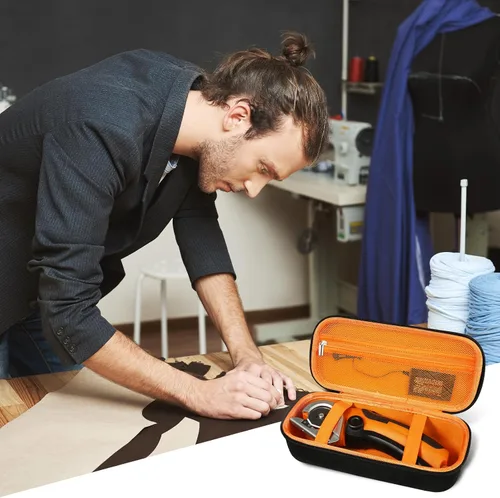 Vista 6 de Funda para tijeras eléctricas, compatible con WORX WX082L/WX081L, cortador de caja eléctrica para cartón, caja de almacenamiento portátil