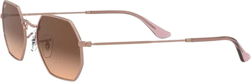 Vista 3 de Ray-Ban Rb3556n Octagonal Flat Lens Sunglasses