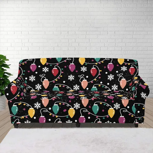 Vista 46 de Horeset Funda elástica para silla con diseño de flores hippie otoñales, funda para sofá, lavable, protección de muebles con espuma antideslizante