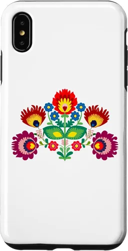 Vista 11 de iPhone 16 Polish Traditional Folk Pattern, Eastern Folklore Case