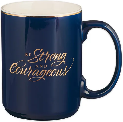 Vista 20 de Christian Art Gifts Taza grande de cerámica inspiradora con escritura bíblica para café y té para hombres: Versículo bíblico que anima al hombre
