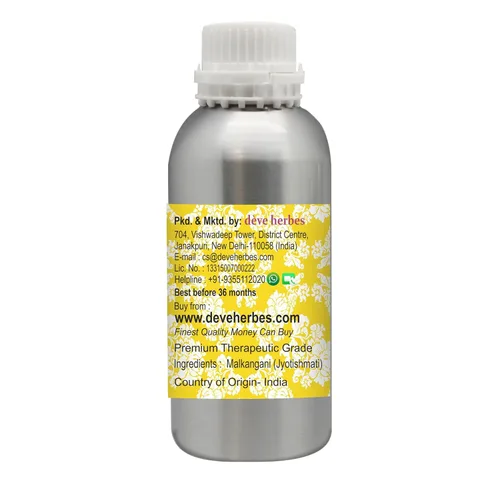 Vista 3 de Deve Herbes Jyotishmati Oil (Celastrus paniculatus) prensado en frío puro natural sin diluir Para diluir aceites esenciales Para piel
