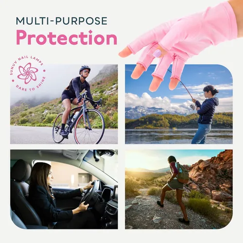 Vista 8 de SUNUV SUN5 Plus - Lámpara de uñas UV, guantes de luz UV para secador de uñas de gel para lámpara de esmalte de uñas de gel con sensor automático