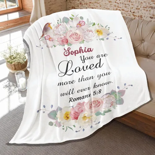 Vista 26 de Mantas de versículo bíblico de franela de felpa suave para niños, manta ligera para aire acondicionado para niños, decoración de sofá, habitación