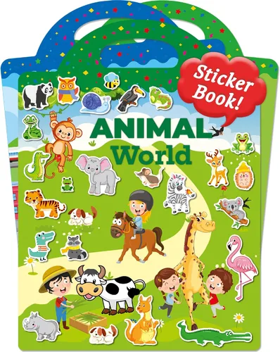 Vista 33 de Benresive - Libros de calcomanías reutilizables para niños de 2-4, libros de calcomanías para niños pequeños 1-3 y 2-4, juguetes de viaje Animal