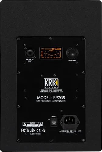 Vista 3 de KRK RP7G5 7 Generación Cinco 7" Monitor de estudio potenciado de 7 pulgadas
