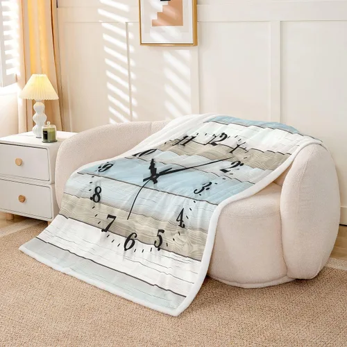 Vista 8 de Erosebridal Manta náutica de ancla, forro polar con brújula oceánica de 40 x 50 pulgadas para niños, niñas, adolescentes, adultos, decoración