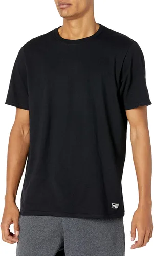 Vista 6 de Russell Athletic Camisetas Dri-Power de manga corta para hombre, absorben la humedad, protección contra olores, UPF 30+, tallas S-4x
