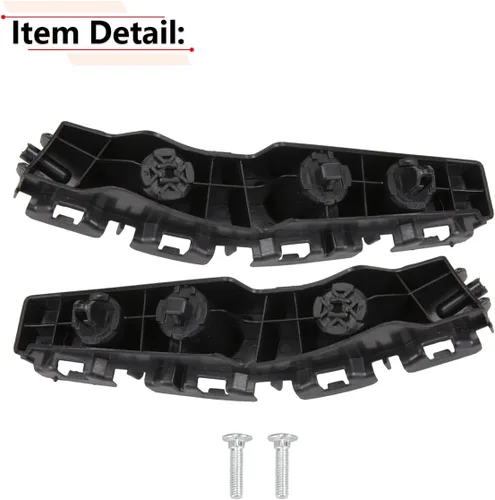 Vista 4 de RLB-HILON Soporte de parachoques delantero compatible con Jeep Compass 2011-2017 Para 5182596AC 5182597AC, para 2011 2012 2013 2014 2015 2016 2017