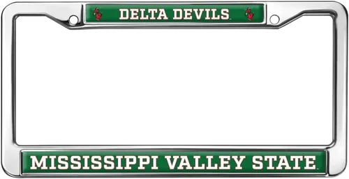 Vista 145 de Texas A&M University - Texarkana Mascot - Marco de metal estándar para placa de matrícula de tamaño completo