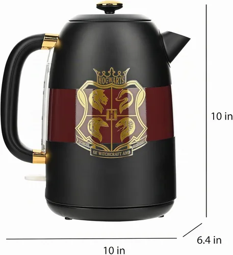 Vista 7 de Hervidor eléctrico de Harry Potter de Warner Brothers, 1.7L, 1500W de la marca Select Brands - Cuenta con ventana de agua, apagado automático