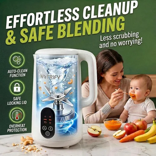 Vista 6 de Nutrify - Licuadora de 34 onzas para cocina, profesional, interior de acero
