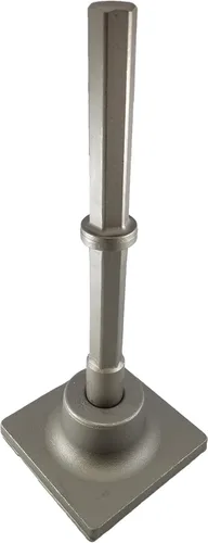 Vista 10 de Champion Chisel - Mango hexagonal de 1-1/8 x 6 pulgadas con muesca, herramienta de buje de acero, 16 dientes de acero, diseñado para martillos