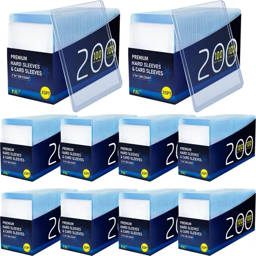Vista 8 de 400 fundas para tarjetas de plástico duro, tarjetero