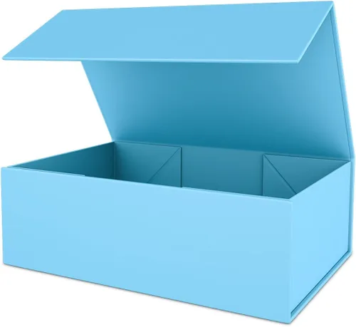 Vista 17 de Caja de regalo negra de 10" x 6" x 3" con tapa de cierre magnético, caja de regalo para regalos, cajas de regalo de dama de honor, caja bonita, caja