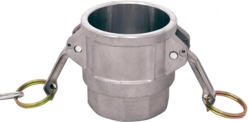 Vista 15 de Gloxco Tipo D de aluminio leva y ranura de manguera de conexión, 1" Camlock hembra x 1" NPT hembra (CAM-10-D-AL)
