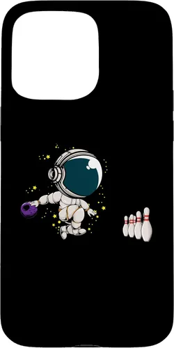 Vista 31 de Astronaut Bowling Player Bowling Ball Pins Bowling Team Case for iPhone 16