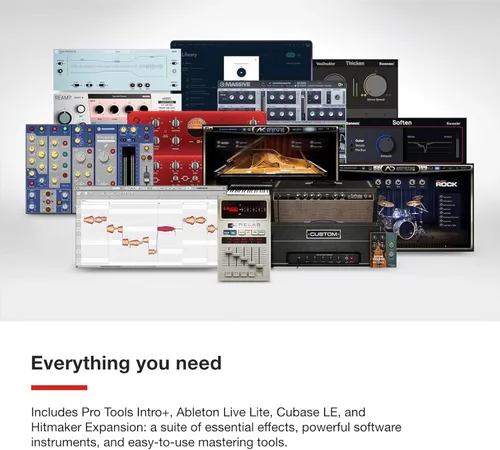 Vista 9 de Focusrite Scarlett 2i2 Studio - Paquete de interfaz de audio USB de 4ª generación para el compositor con micrófono de condensador y auriculares